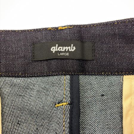  glamb グラム ジーンズ クロスオーバータックパンツ SIZE L GB0126/P08 インディゴ