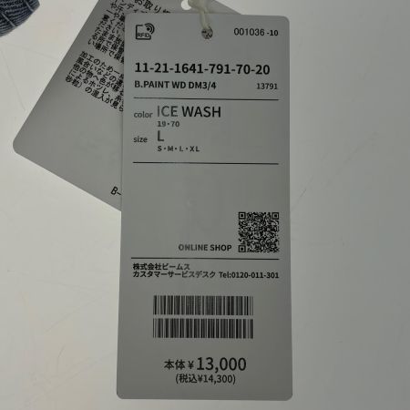  BEAMS ビームス パンツ デニムショートパンツ SIZE L 11-21-1641-791-70-20 インディゴ