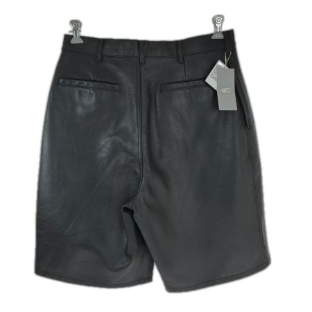  BEAMS ビームス パンツ レザーショートパンツ SIZE L  11-25-1176-202-19-20 ブラック