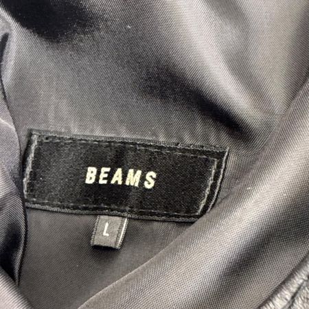  BEAMS ビームス パンツ レザーショートパンツ SIZE L  11-25-1176-202-19-20 ブラック