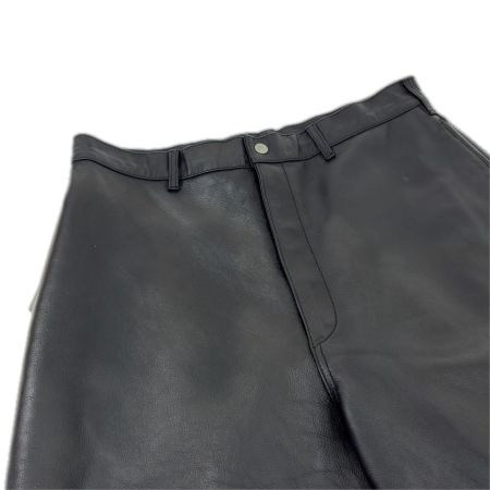  BEAMS ビームス パンツ レザーショートパンツ SIZE L  11-25-1176-202-19-20 ブラック