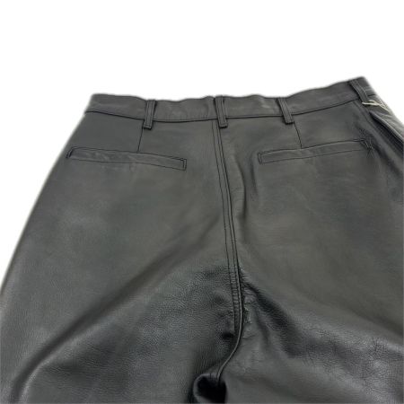  BEAMS ビームス パンツ レザーショートパンツ SIZE L  11-25-1176-202-19-20 ブラック
