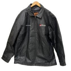 CANADA SPORTS WEAR ジャケット レザージャケット SIZE 2XL  ブラック 古着 Cランク