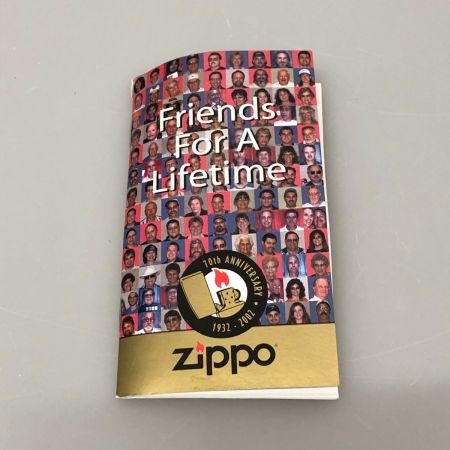  ZIPPO ジッポー ライター ZIPPO 70th ANNIVERSARY 1932-2002 Friends For Lifetime