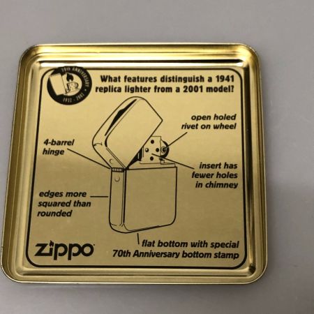  ZIPPO ジッポー ライター ZIPPO 70th ANNIVERSARY 1932-2002 Friends For Lifetime