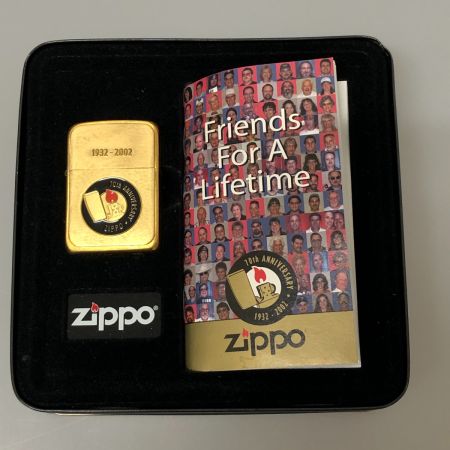  ZIPPO ジッポー ライター ZIPPO 70th ANNIVERSARY 1932-2002 Friends For Lifetime