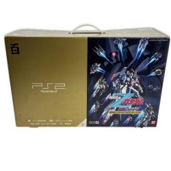 □□ SONY ソニー ゲーム機　PlayStation2　機動戦士Zガンダム 百式ゴールド・パック SCPH-55000 GU Cランク