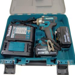 □□ MAKITA マキタ 充電式インパクトレンチ　18V TW300DRGX ブルー Cランク