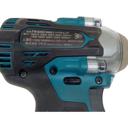  MAKITA マキタ 充電式インパクトレンチ　18V TW300DRGX ブルー