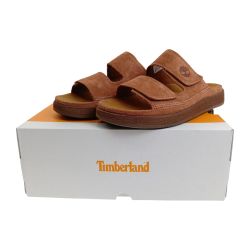 □□ Timberland ティンバーランド キャスコ コーブ スライド サンダル メンズ　27cm TB0A2755ES4 ブラウン Aランク