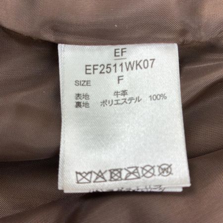  BAYFLOW EF　スエードレザージャケット・ブルゾン　Ｆサイズ EF2511WK07 ブラウン