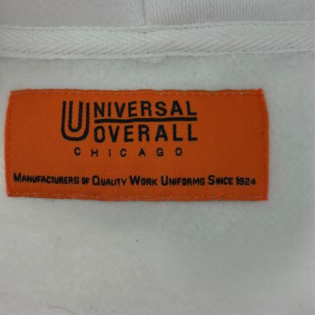  UNIVERSAL OVERALL パーカー ジップパーカー SIZE XL  U2433247TH ホワイト