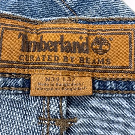  BEAMS×Timberland ジーンズ デニムパンツ SIZE W34×L32 CA#58417 インディゴ