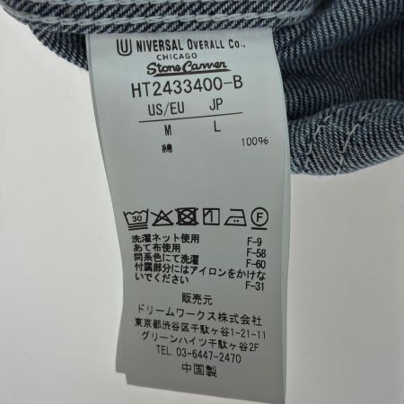  UNIVERSAL OVERALL ジャケット カバーオール SIZE L  HT2433400-B インディゴ
