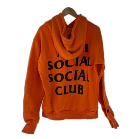  ANTI SOCIAL SOCIAL CLUB パーカー プルオーバーパーカー 古着 SIZE L オレンジ