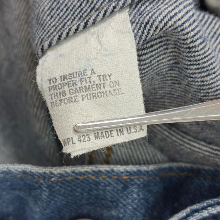  80s Levis ジャケット デニムジャケット 70506 古着 SIZE 42 527刻印 アメリカ製 インディゴ