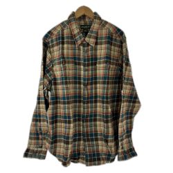 □□ 00s Eddie Bauer シャツ ネルシャツ SIZE XXL チェック 古着 マルチカラー Cランク