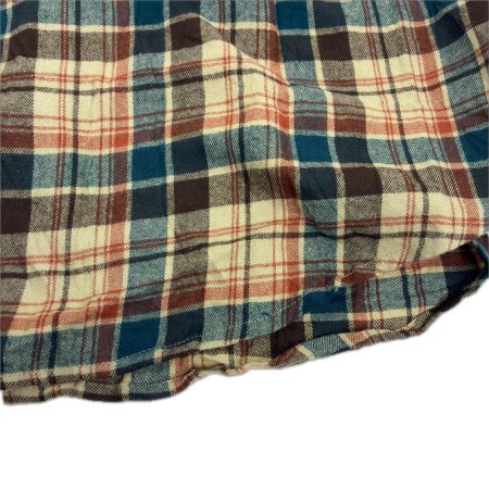  00s Eddie Bauer シャツ ネルシャツ SIZE XXL チェック 古着 マルチカラー