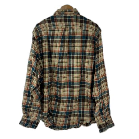  00s Eddie Bauer シャツ ネルシャツ SIZE XXL チェック 古着 マルチカラー