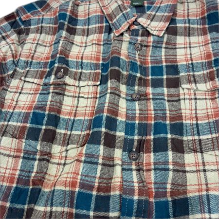  00s Eddie Bauer シャツ ネルシャツ SIZE XXL チェック 古着 マルチカラー