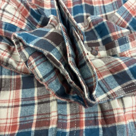  00s Eddie Bauer シャツ ネルシャツ SIZE XXL チェック 古着 マルチカラー