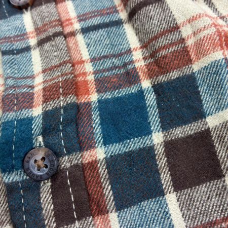  00s Eddie Bauer シャツ ネルシャツ SIZE XXL チェック 古着 マルチカラー