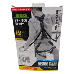 □□ TAJIMA タジマ ハーネスGS 蛇腹 ダブルL2セット Mサイズ A1GSMJR-WL2BK Aランク