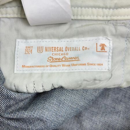  UNIVERSAL OVERALL ペインターパンツ　ダメージ加工デニム　XLサイズ HT2433601 インディゴ