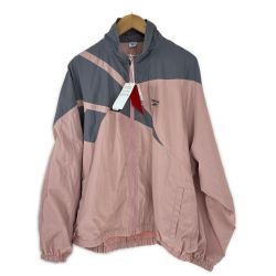 □□ REEBOK リーボック ジャケット ウインドブレーカー SIZE M BM2308 ピンク×グレー Aランク