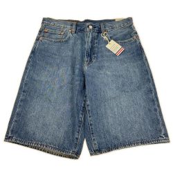 □□ LEVI'S リーバイス デニムハーフパンツ　478BAGGY　SHORTS　W32 インディゴ Aランク