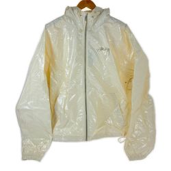 □□ stussy ステューシー  Beach Shell Coated Ripstop 　ジャケット　Ｌサイズ 24S125765 アイボリー Aランク