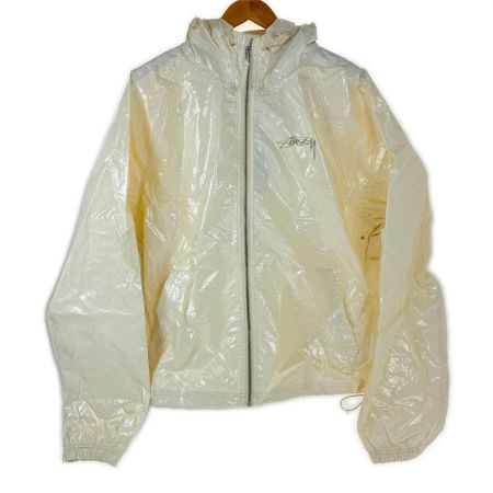  stussy ステューシー  Beach Shell Coated Ripstop 　ジャケット　Ｌサイズ 24S125765 アイボリー