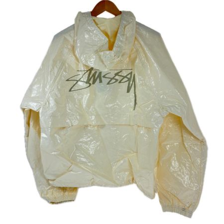  stussy ステューシー  Beach Shell Coated Ripstop 　ジャケット　Ｌサイズ 24S125765 アイボリー