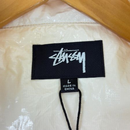  stussy ステューシー  Beach Shell Coated Ripstop 　ジャケット　Ｌサイズ 24S125765 アイボリー