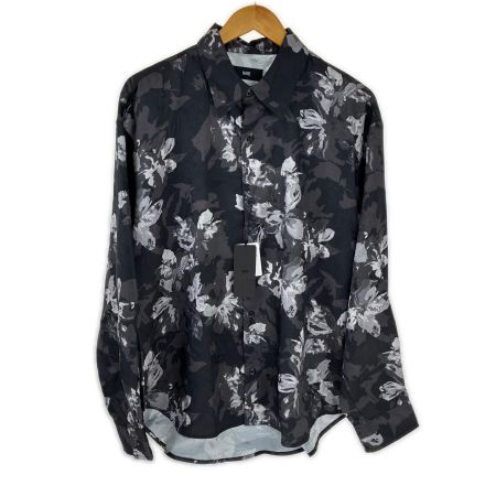  HARE ハレ シャツ　フラワーＪＱシャツＬＳ　Ｆサイズ HA020346 ブラック