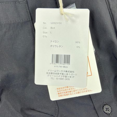  UNIVERSAL OVERALL ファンクショナル半袖シャツ L U2523150 ブラック