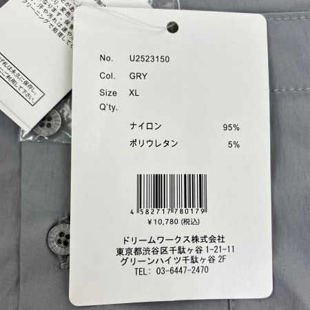  UNIVERSAL OVERALL ファンクショナル半袖シャツ XL U2523150 ライトグレー