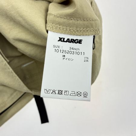  X-LARGE エクストララージ サイドポケット ショートパンツ W34 101252031011 ベージュ