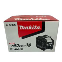 □□ MAKITA マキタ バッテリー　40Ｖ　8.0Ａｈ BL4080F Sランク