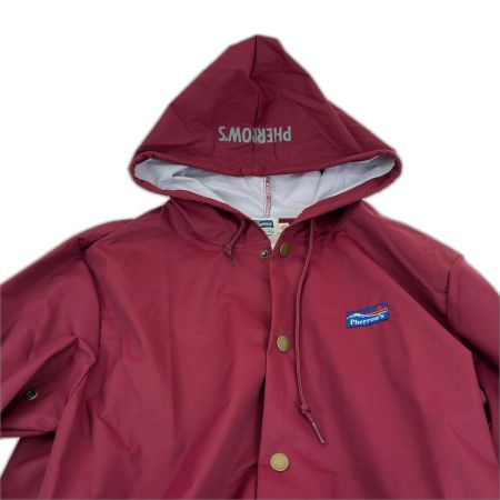  PHERROW'S フェローズ ジャケット フードコーチジャケット SIZE 40(L) PRPK1 ワインレッド