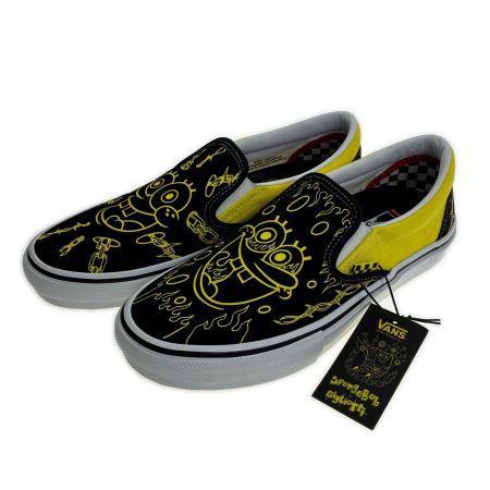  VANS バンズ シューズ スリッポン スポンジボブ SIZE 26.5cm ブラック×イエロー