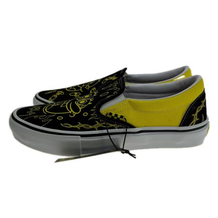 VANS バンズ シューズ スリッポン スポンジボブ SIZE 26.5cm ブラック×イエロー