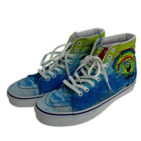  VANS バンズ スニーカー ハイカットスニーカー SIZE 26.5cm スポンジボブ  ブルー×グリーン