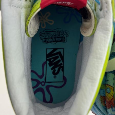  VANS バンズ スニーカー ハイカットスニーカー SIZE 26.5cm スポンジボブ  ブルー×グリーン