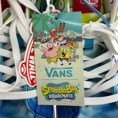  VANS バンズ スニーカー ハイカットスニーカー SIZE 26.5cm スポンジボブ  ブルー×グリーン
