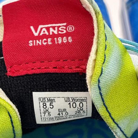  VANS バンズ スニーカー ハイカットスニーカー SIZE 26.5cm スポンジボブ  ブルー×グリーン