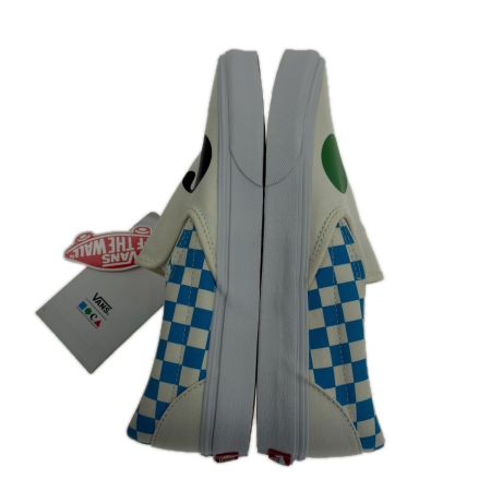  VANS バンズ スニーカー SIZE 26.5cm スリッポン  ホワイト×ブルー