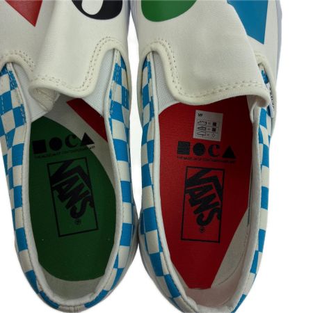  VANS バンズ スニーカー SIZE 26.5cm スリッポン  ホワイト×ブルー
