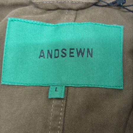  ANDSEWN アンドソーン ジャケット ビンテージノーフォークジャケット ワークジャケット SIZE L ブラウン