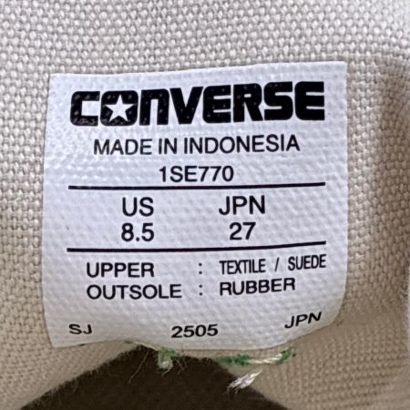  CONVERSE コンバース スニーカー キャンバススニーカー SIZE 27cm ロードクラシック SK OXオックスフォード 1SE770 グリーン
